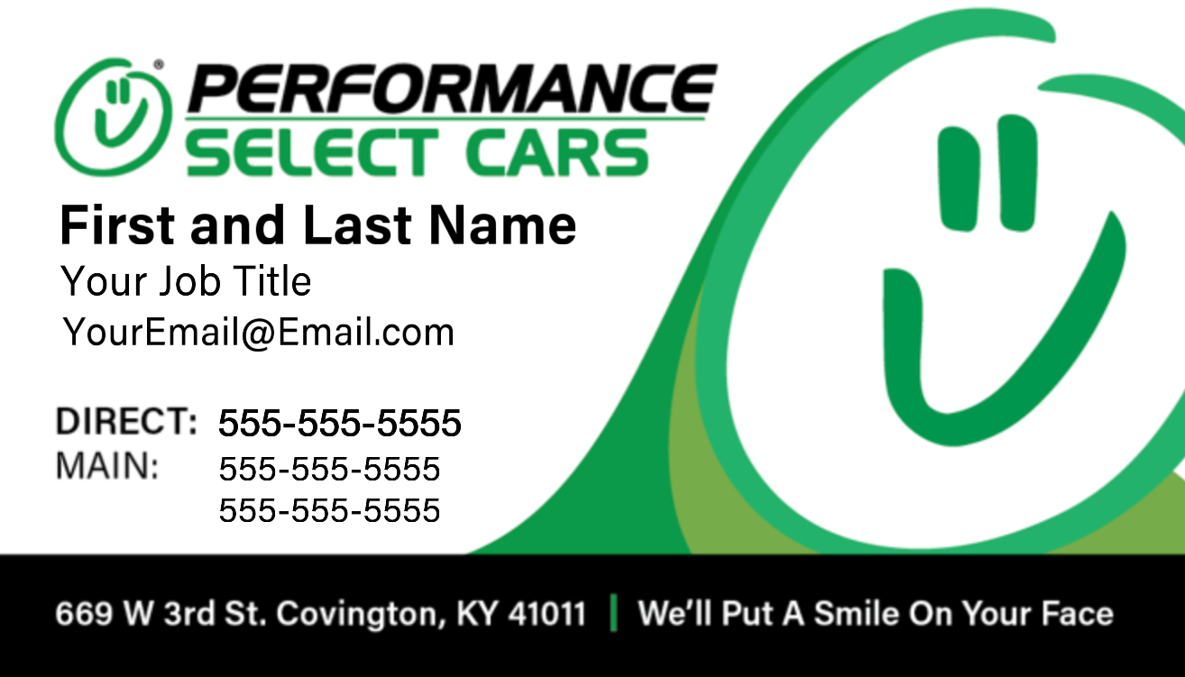 Performance Select - Business Cards