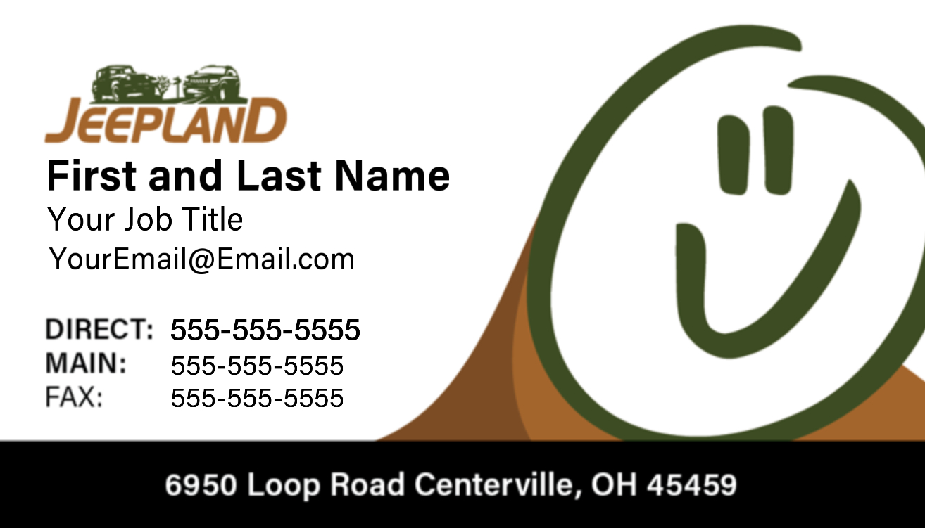 JeepLand - Business Cards