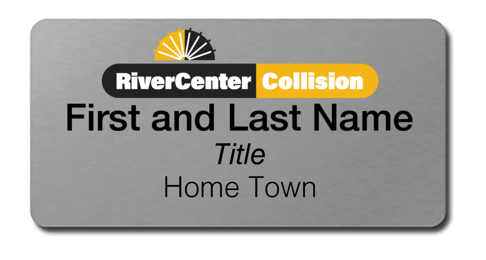 RiverCenter Collision - Name Tag