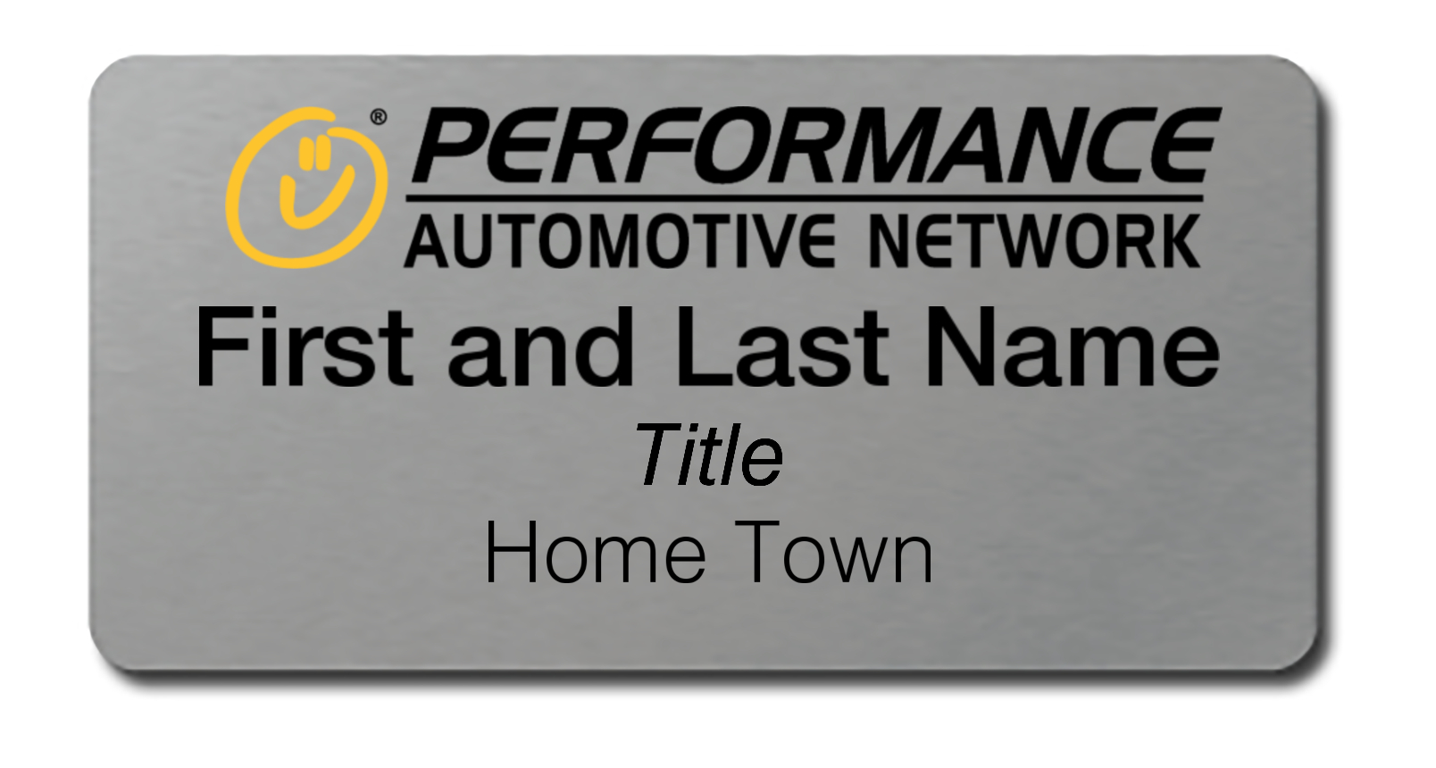 Performance Automotive Network - Name Tag