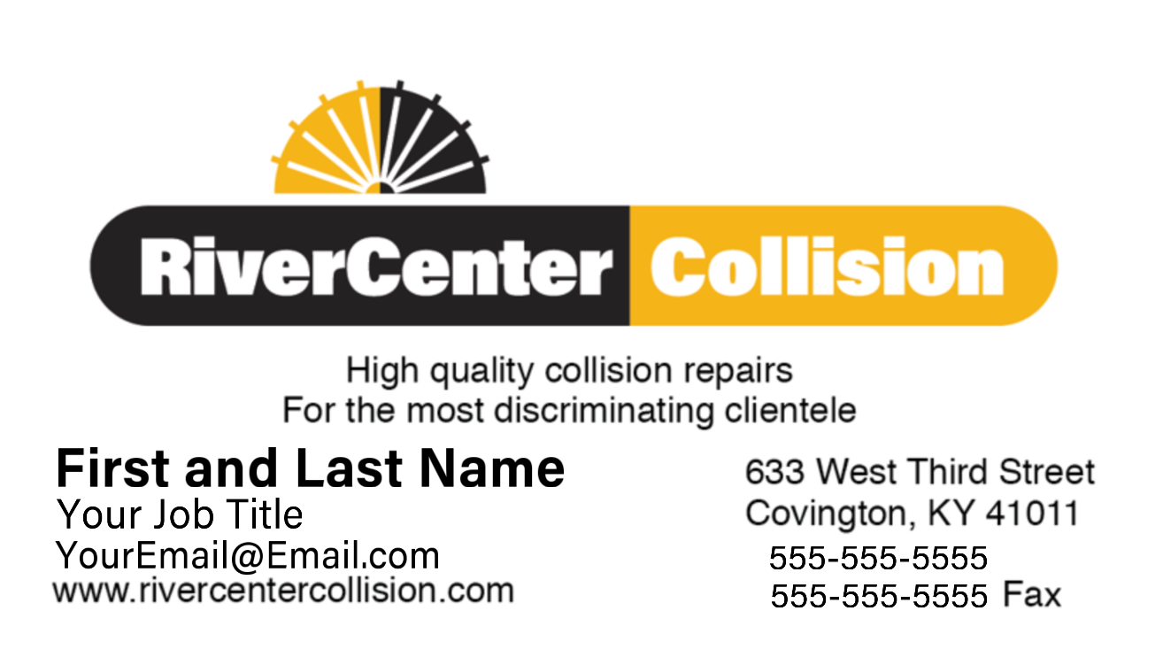 RiverCenter Collision - Business Cards