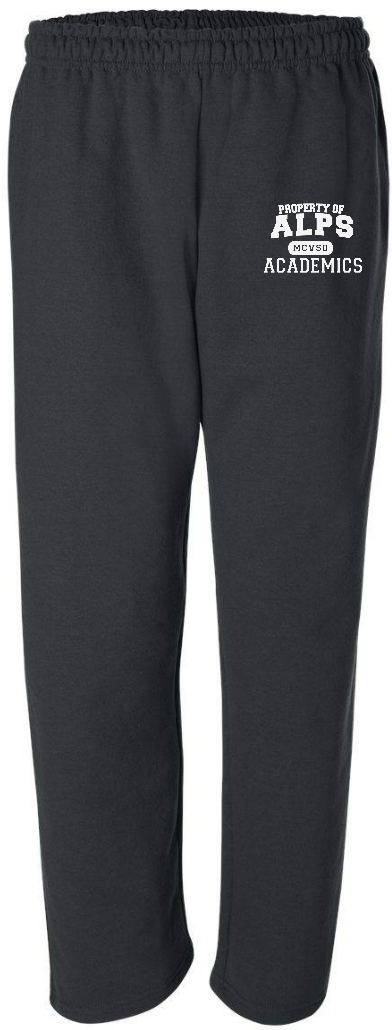 Open Bottom Pocket Sweatpants