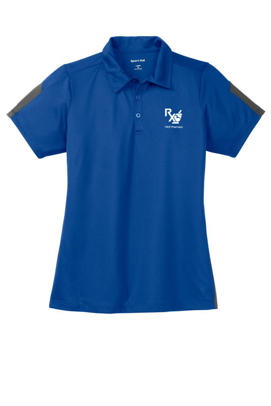 FHCP Pharmacy - Sport-Tek® Ladies PosiCharge® Active Textured Colorblock Polo - LST695
