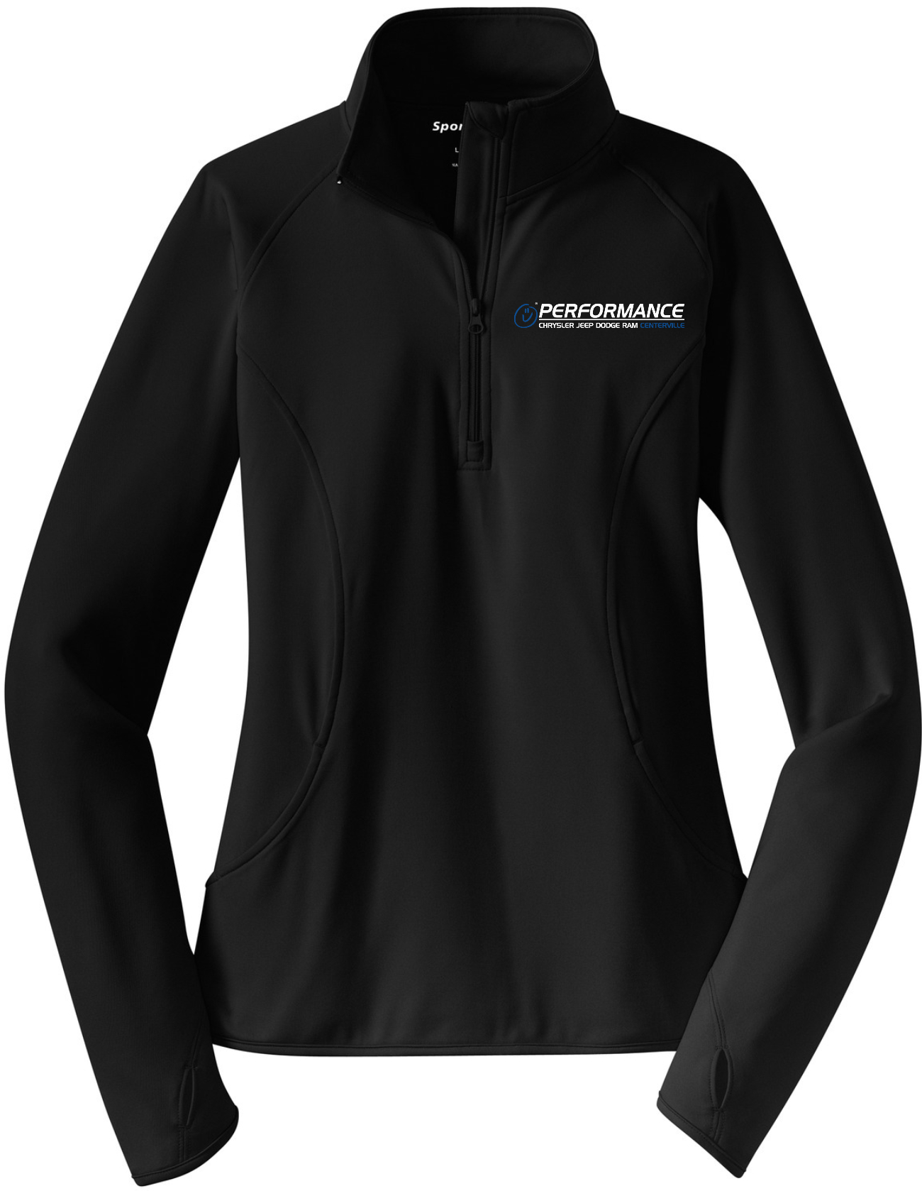 Performance CJDR – LST850 Sport-Tek® Ladies Sport-Wick® Stretch 1/2-Zip Pullover