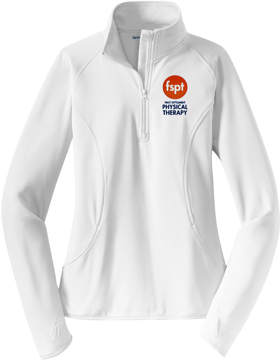 Stretch 1/2 Zip Pullover - LADIES