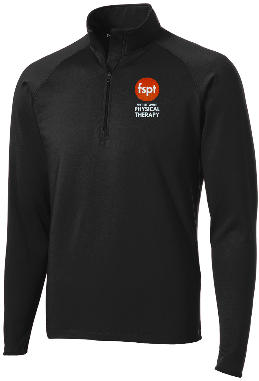 Stretch 1/2 Zip Pullover - ADULT/UNISEX