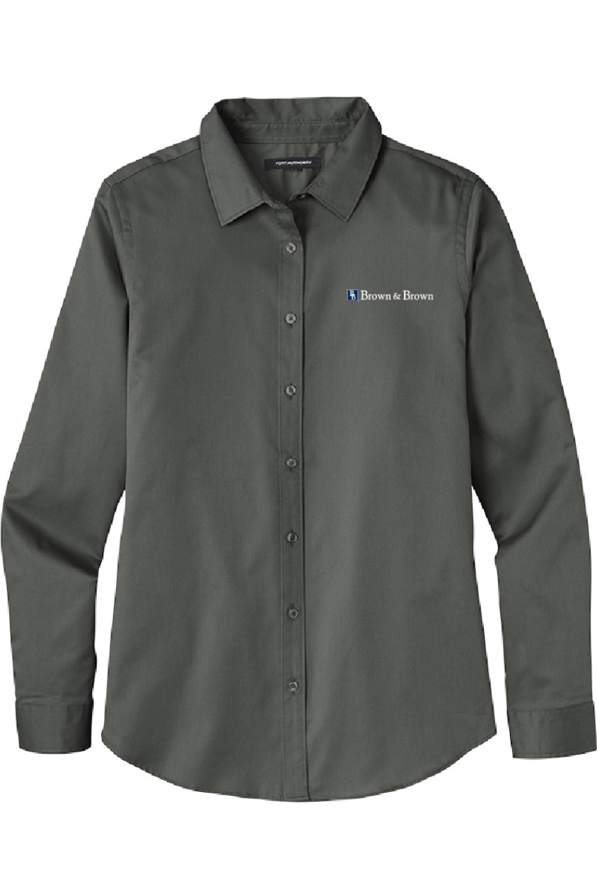 B&B - Port Authority Ladies Long Sleeve SuperPro React - LW808