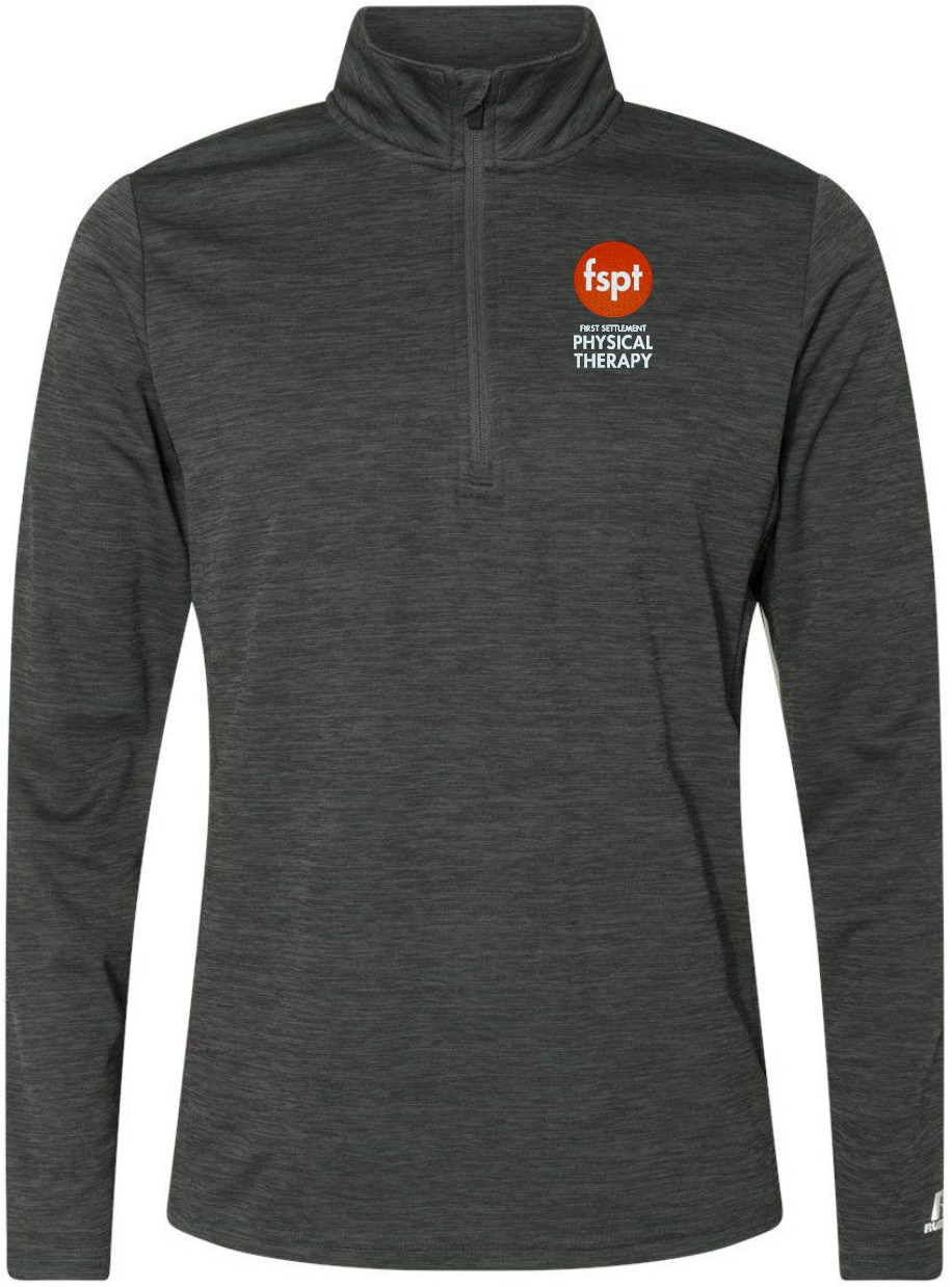 Russell ADULT/UNISEX 1/4 zip lightweight pullover