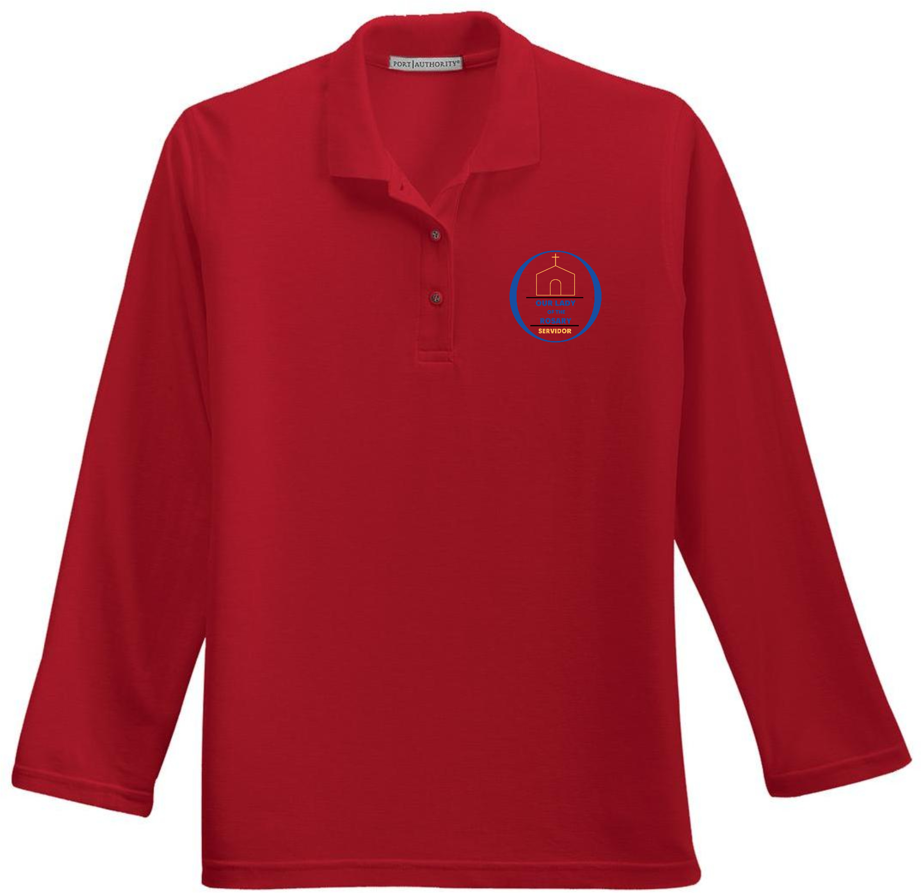 L500LS - Port Authority® Ladies Silk Touch™ Long Sleeve Polo  Light Colors