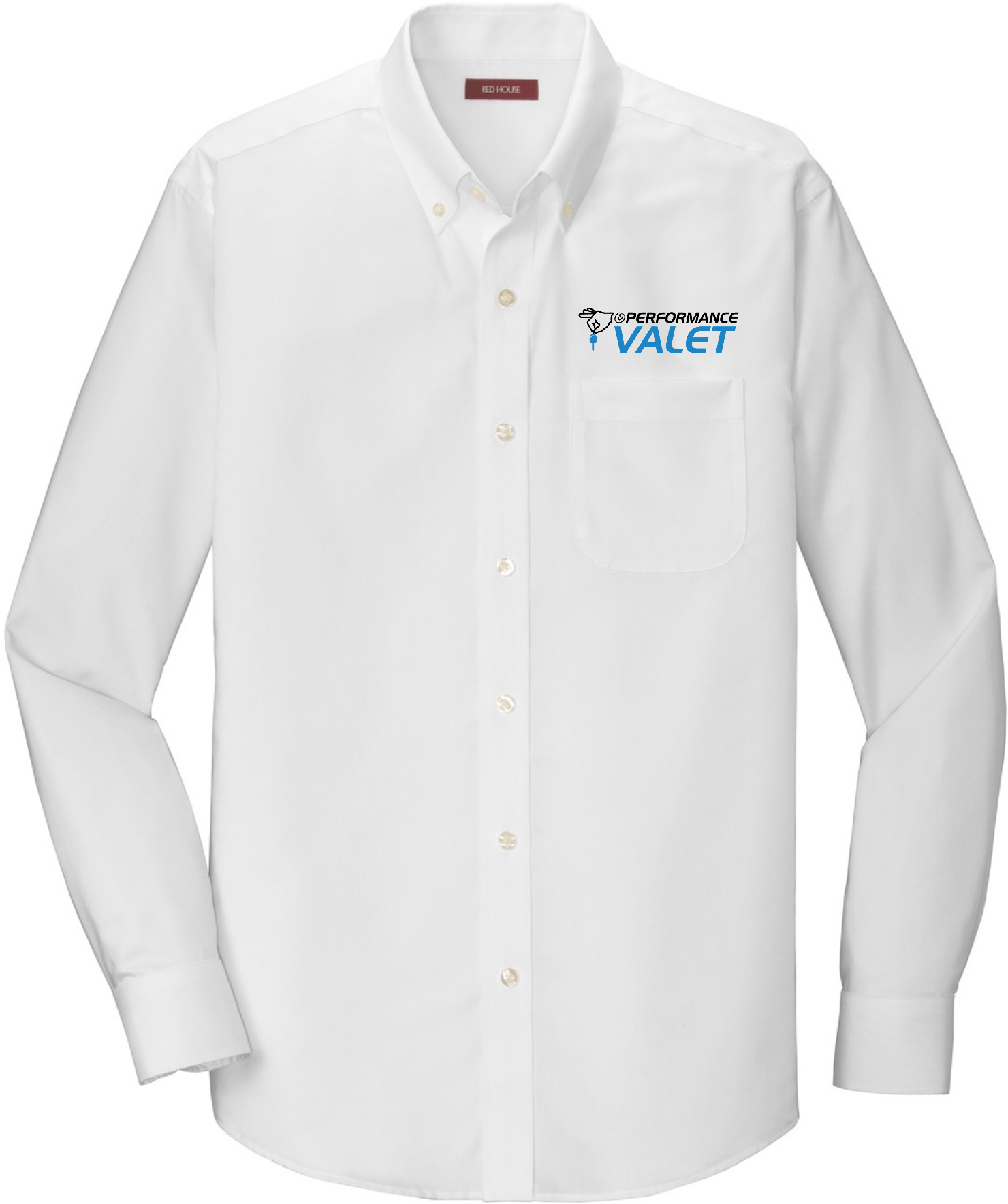 Performance Valet - RH240 Red House® Pinpoint Oxford Non-Iron Shirt
