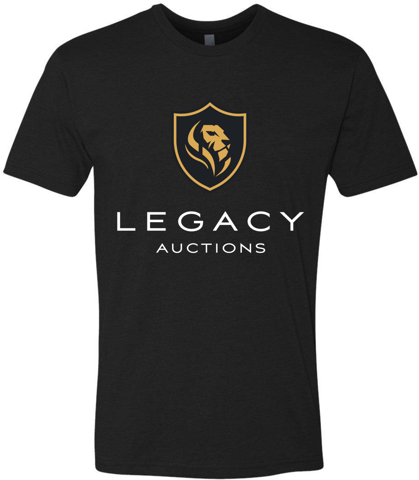 Black T-shirt - Gold Logo