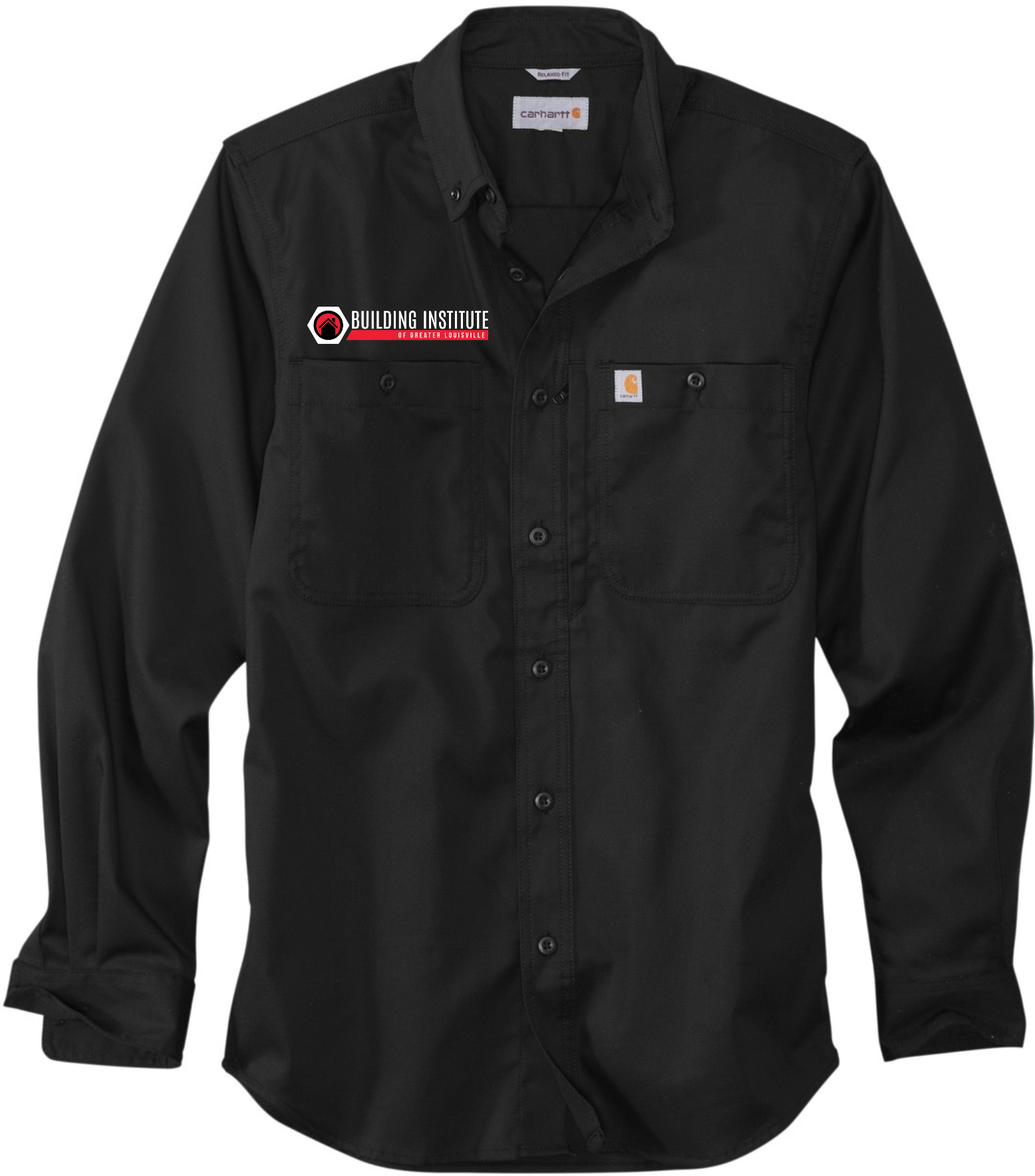 Building Institute – Carhartt® Rugged Professional™ Series Long Sleeve Shirt (White Logo)