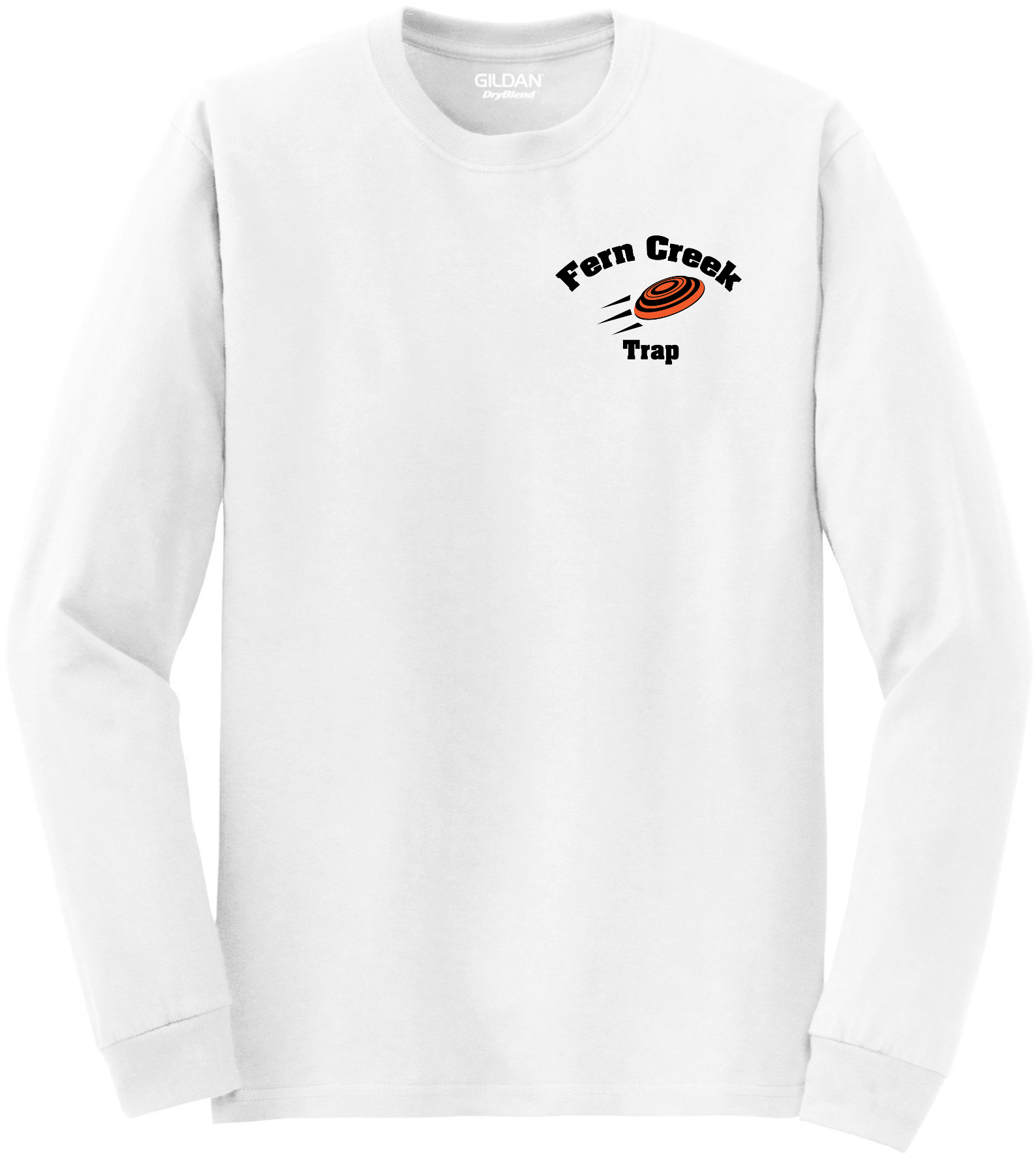 Fern Creek Trap – Gildan® - DryBlend® 50 Cotton/50 Poly Long Sleeve T-Shirt (Black Logo)