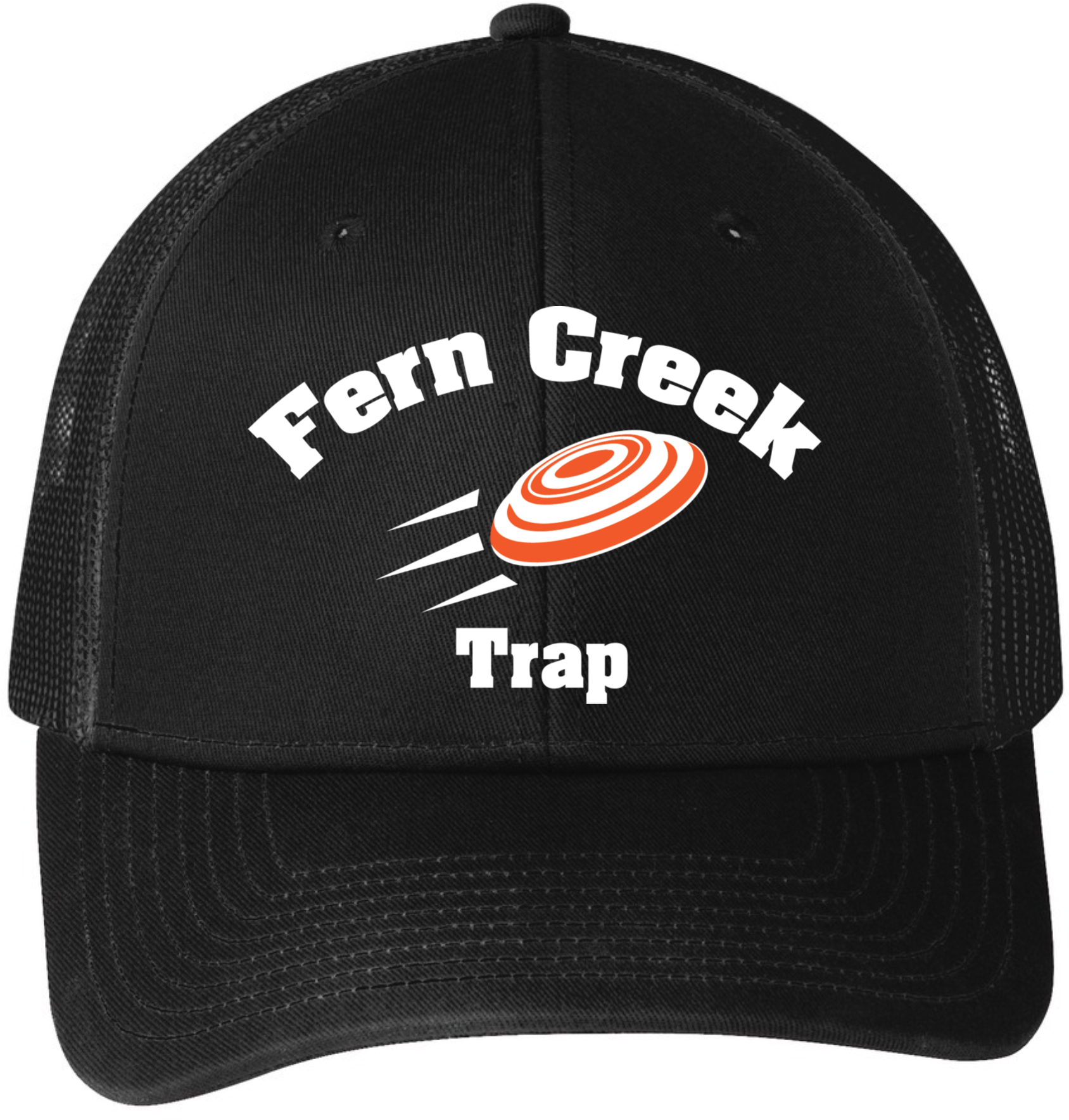 Fern Creek Trap – Port Authority® Snapback Trucker Cap (White Logo)