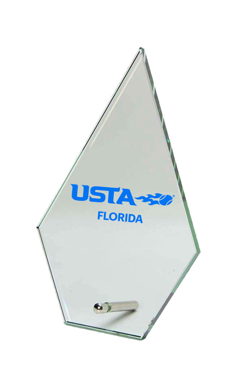 USTA Glass Arrowhead Award - GL126C