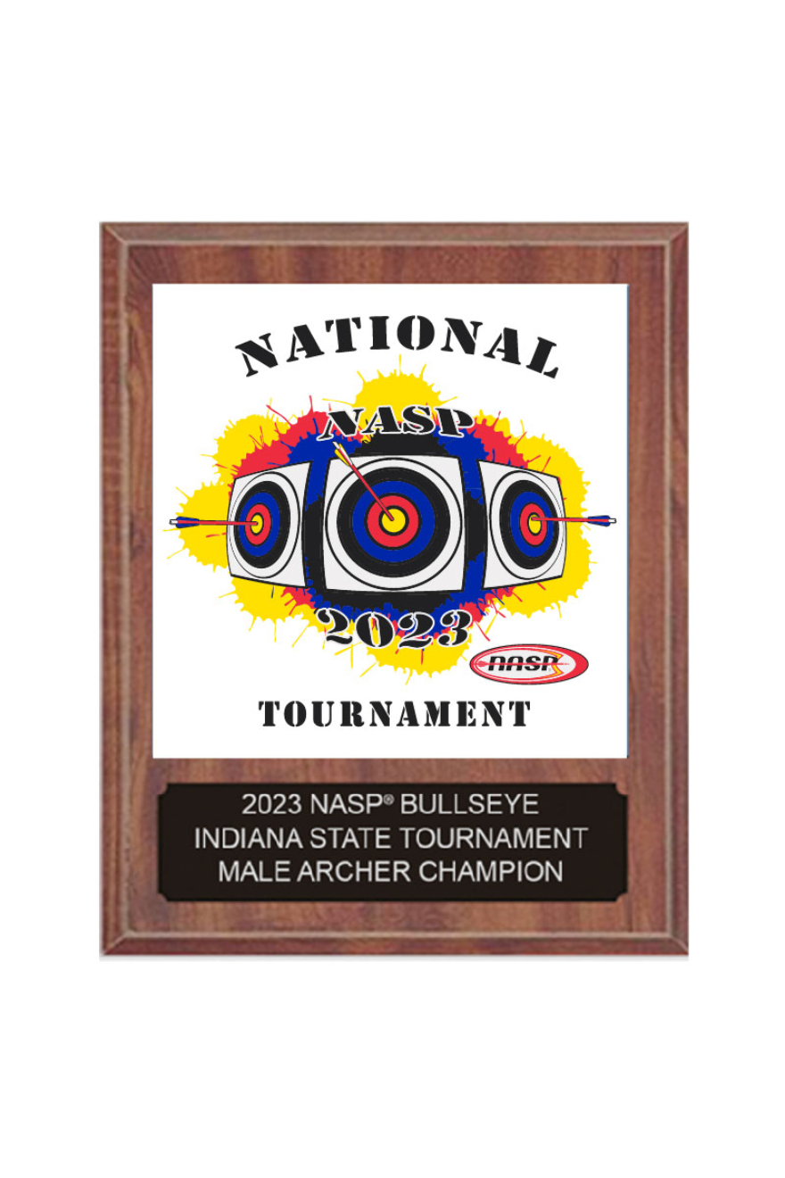 2023 NASP® National Tournament 8 X 10 Plaque