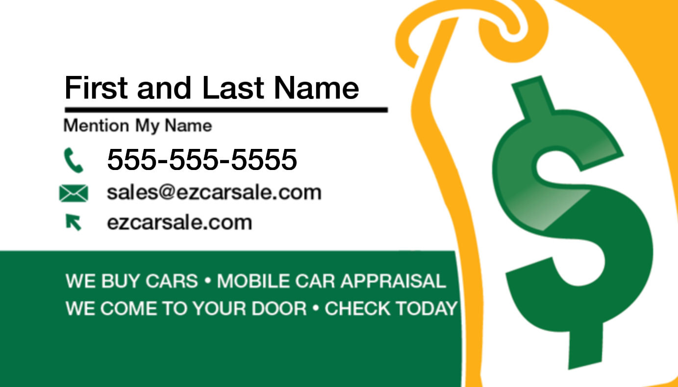 EZCAR$ALE - OGIO® - Business Cards