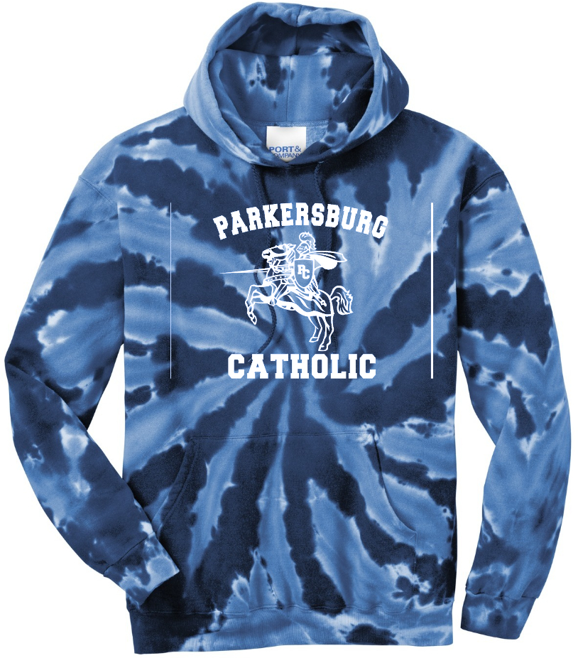 SP on ADULT Tie Dye Hooded Sweatshirt