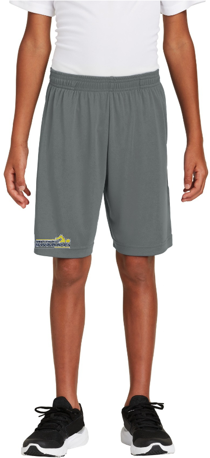 WV Swim EMB on YOUTH pocketed shorts