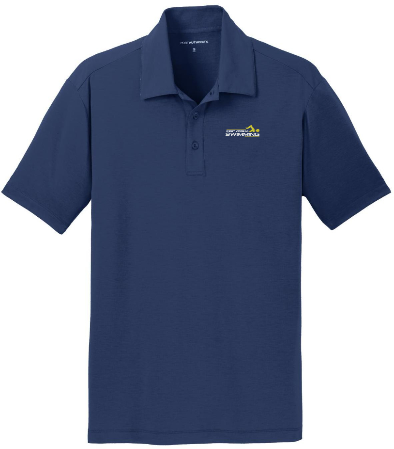 WV Swim EMB on ADULT UNISEX Soft touch polo