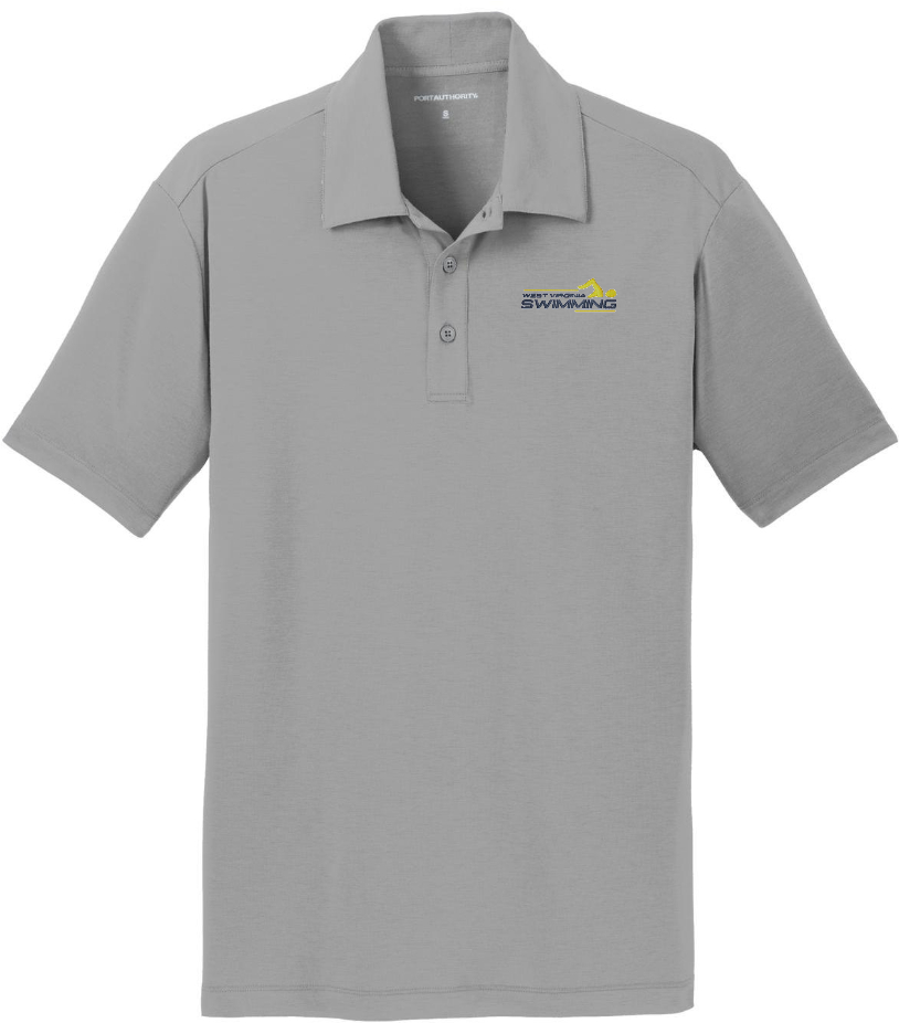 WV Swim EMB on ADULT UNISEX Soft touch polo