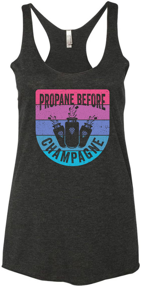 propane Next Level triblend racerback