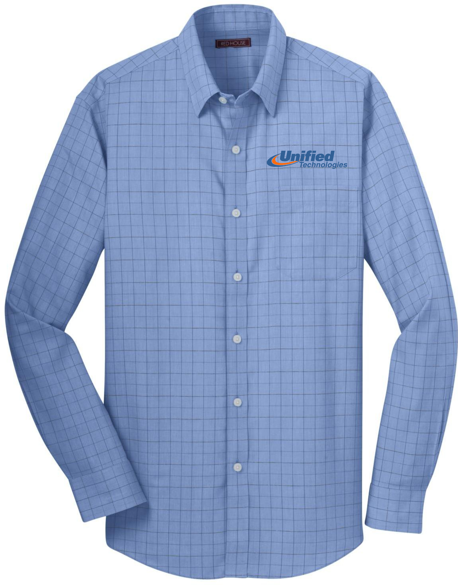 Red House® Windowpane Plaid Non-Iron Shirt - RH70