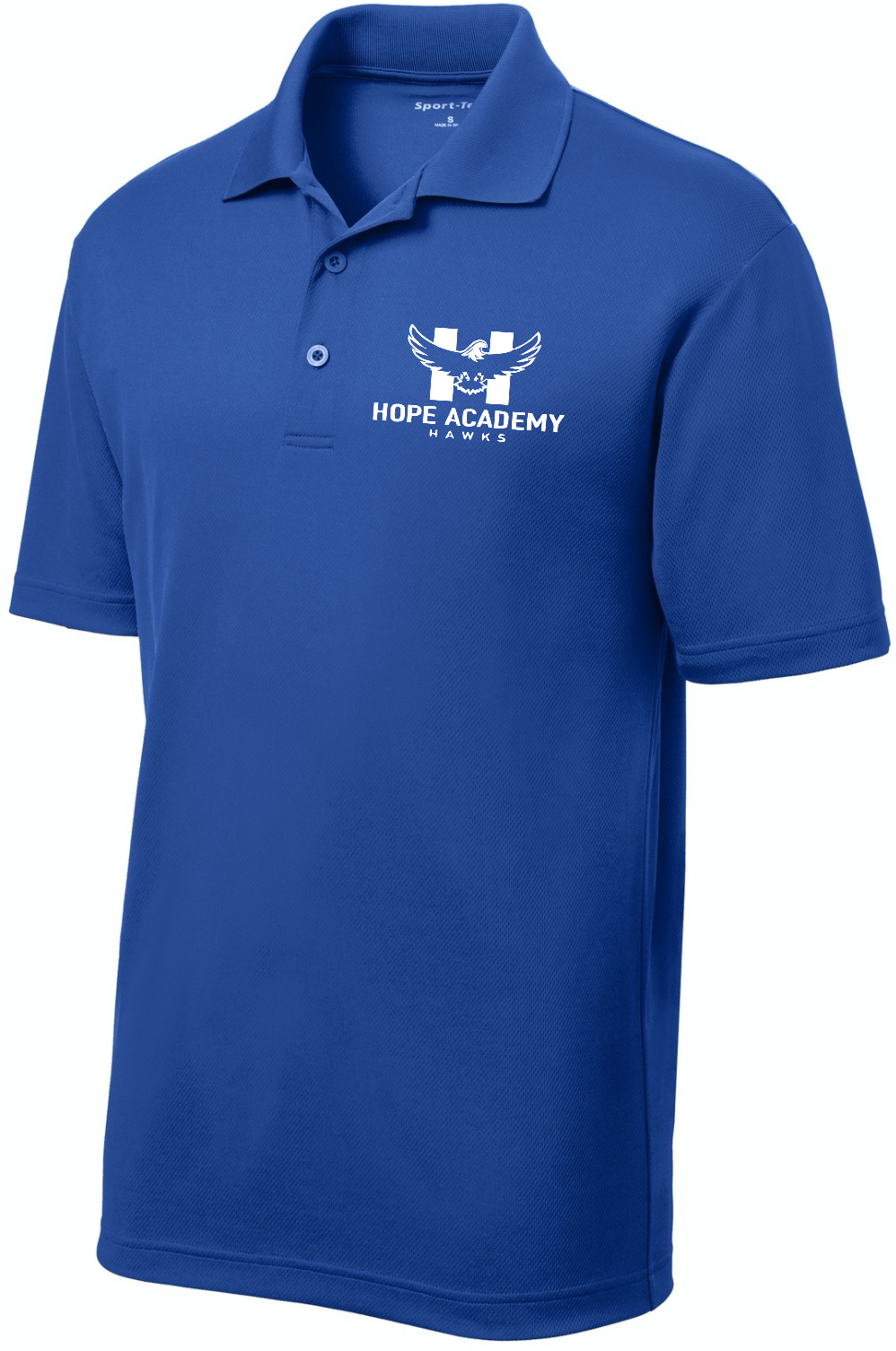 Hope Academy Drifit Racer mesh Youth Polo