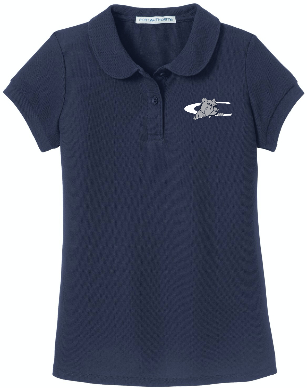 Girls CCA Cotton Blend "Peter Pan" Polo
