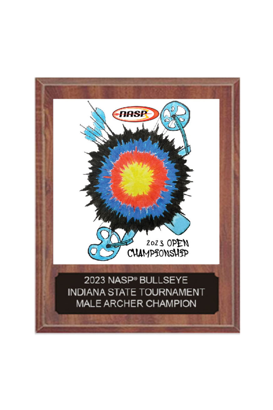 2023 NASP® Open Championship 8 X 10 Plaque