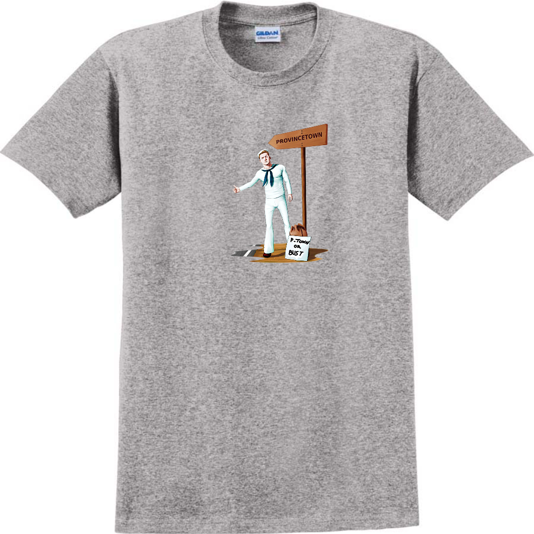 Ptown or bust sport grey