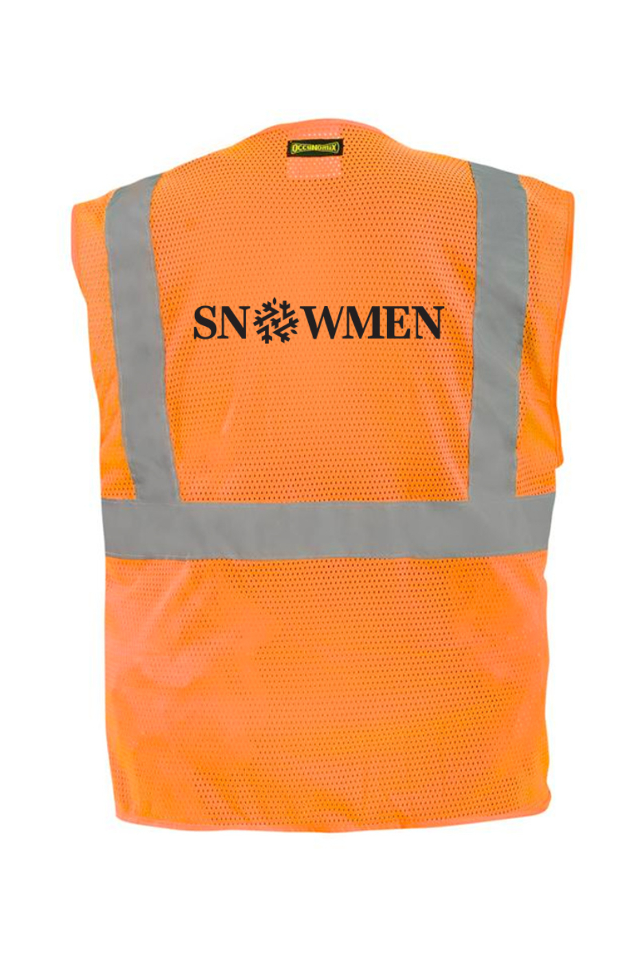 Snowmen Safety Vests With Badge Pocket