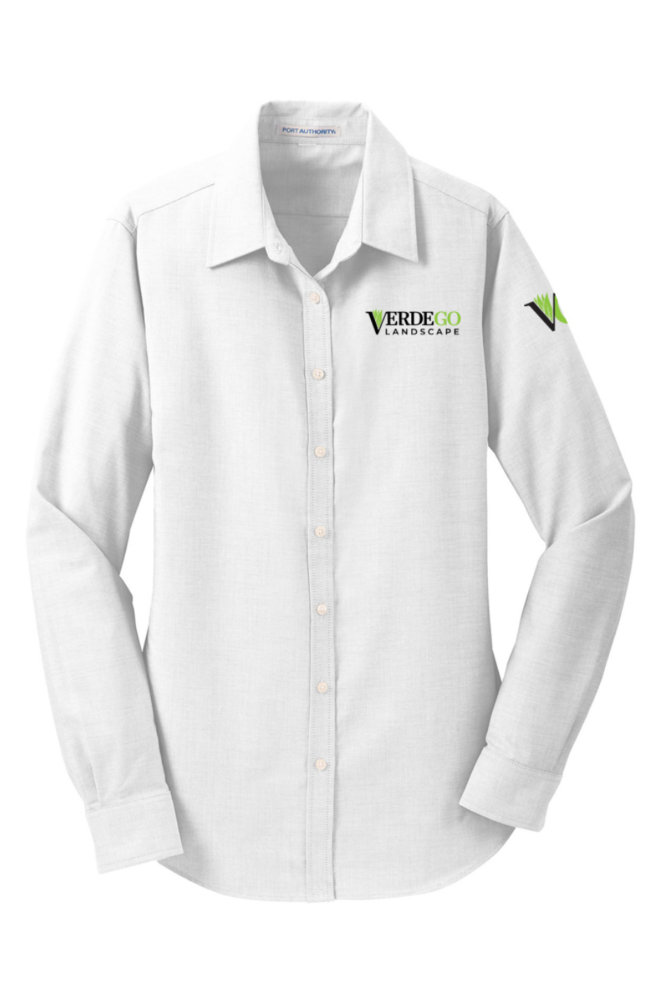 Verdego Ladies Port Authority SuperPro Oxford Shirt - L658