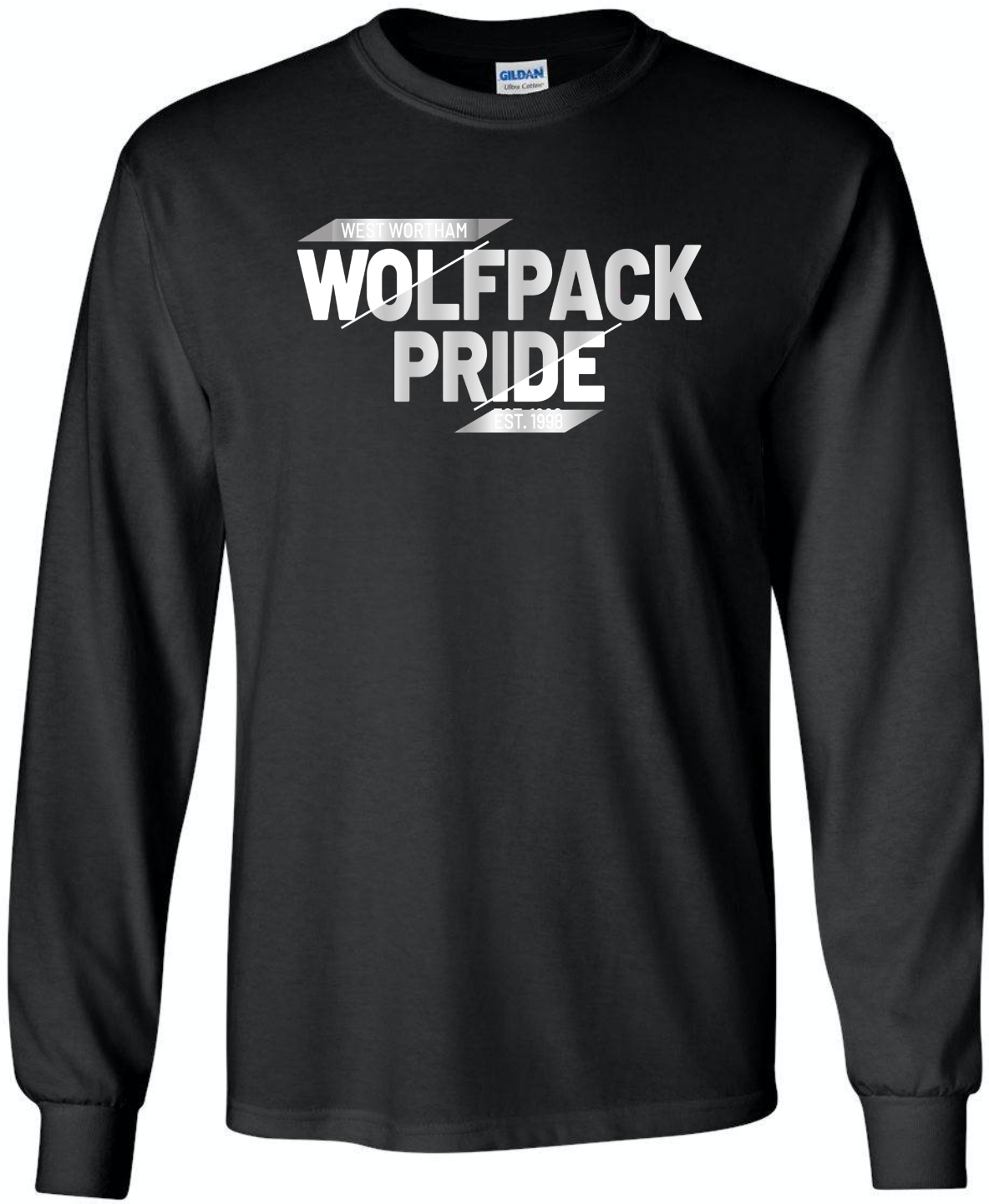 Adult Long Sleeve Cotton Shirt Wolfpack Pride