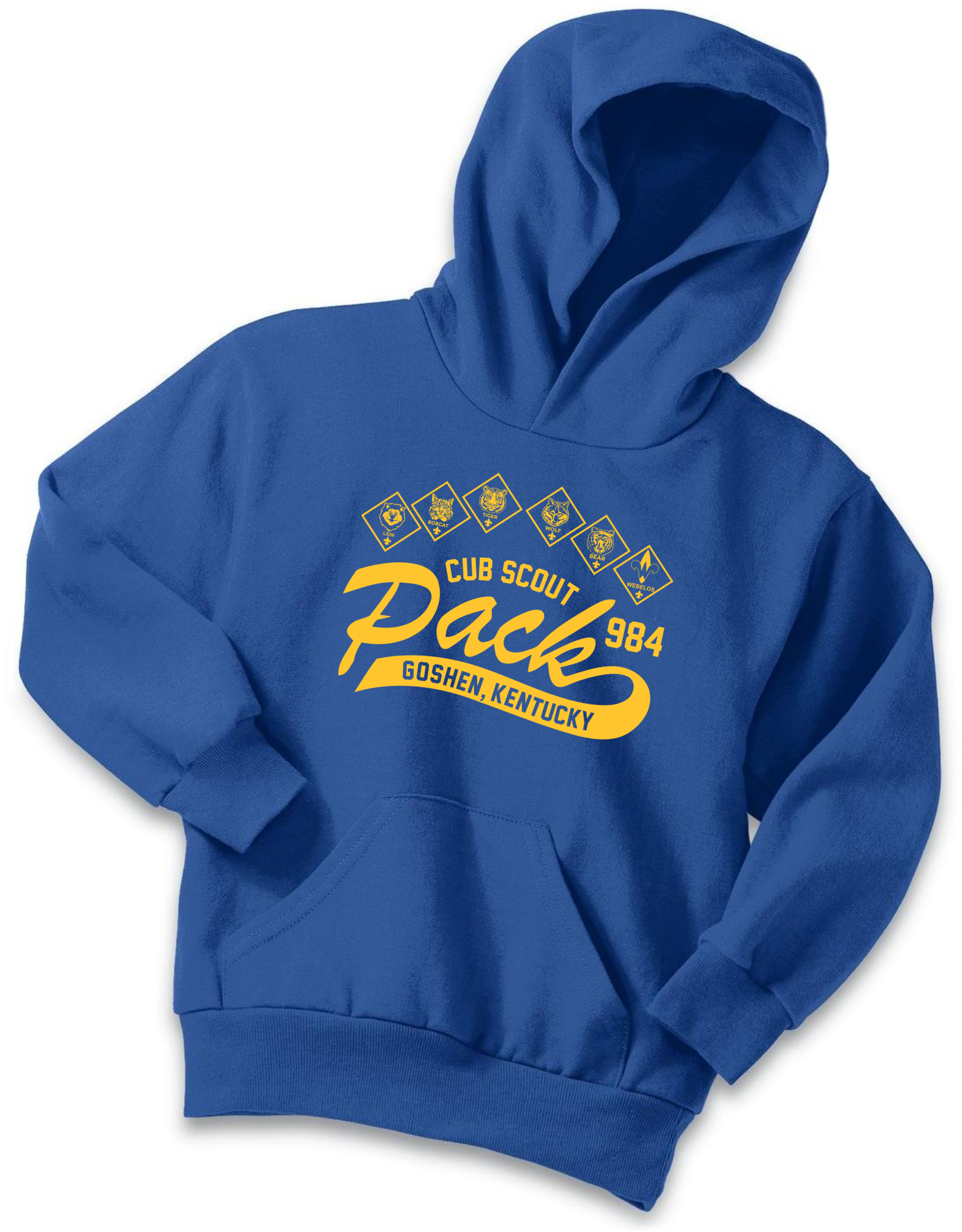 Port & Company® Youth Core Fleece Pullover Hooded Sweatshirt - PC90YH