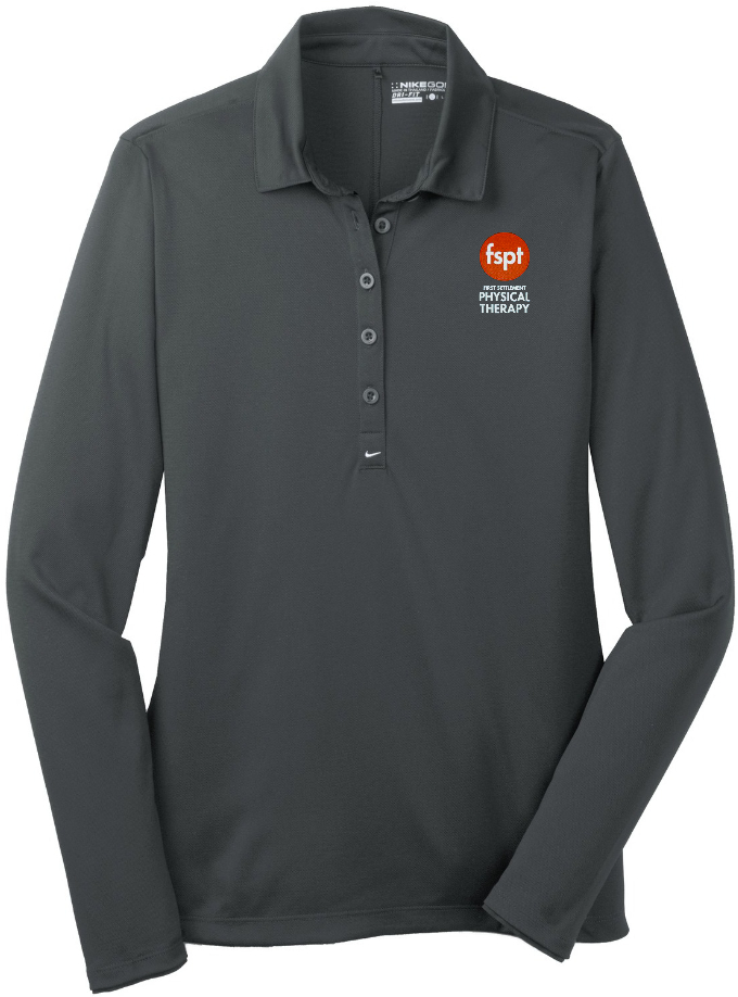 LADIES Nike Long Sleeve Polo