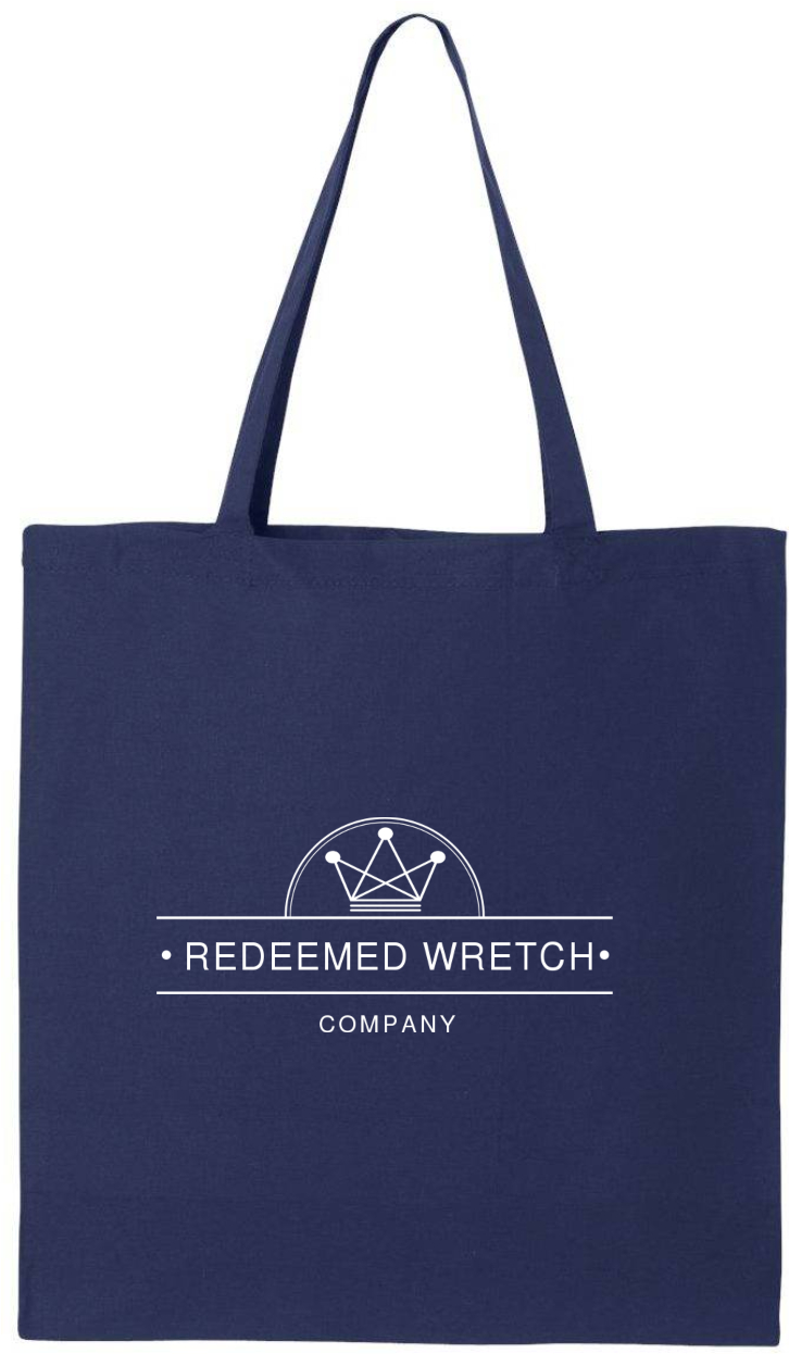 REDEEMED WRETCH TOTE BLUE