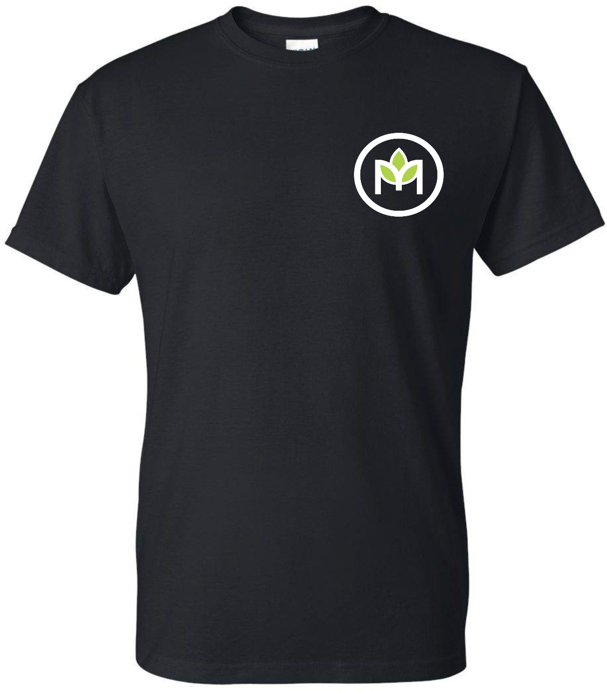 Black short sleeve with secondary logo