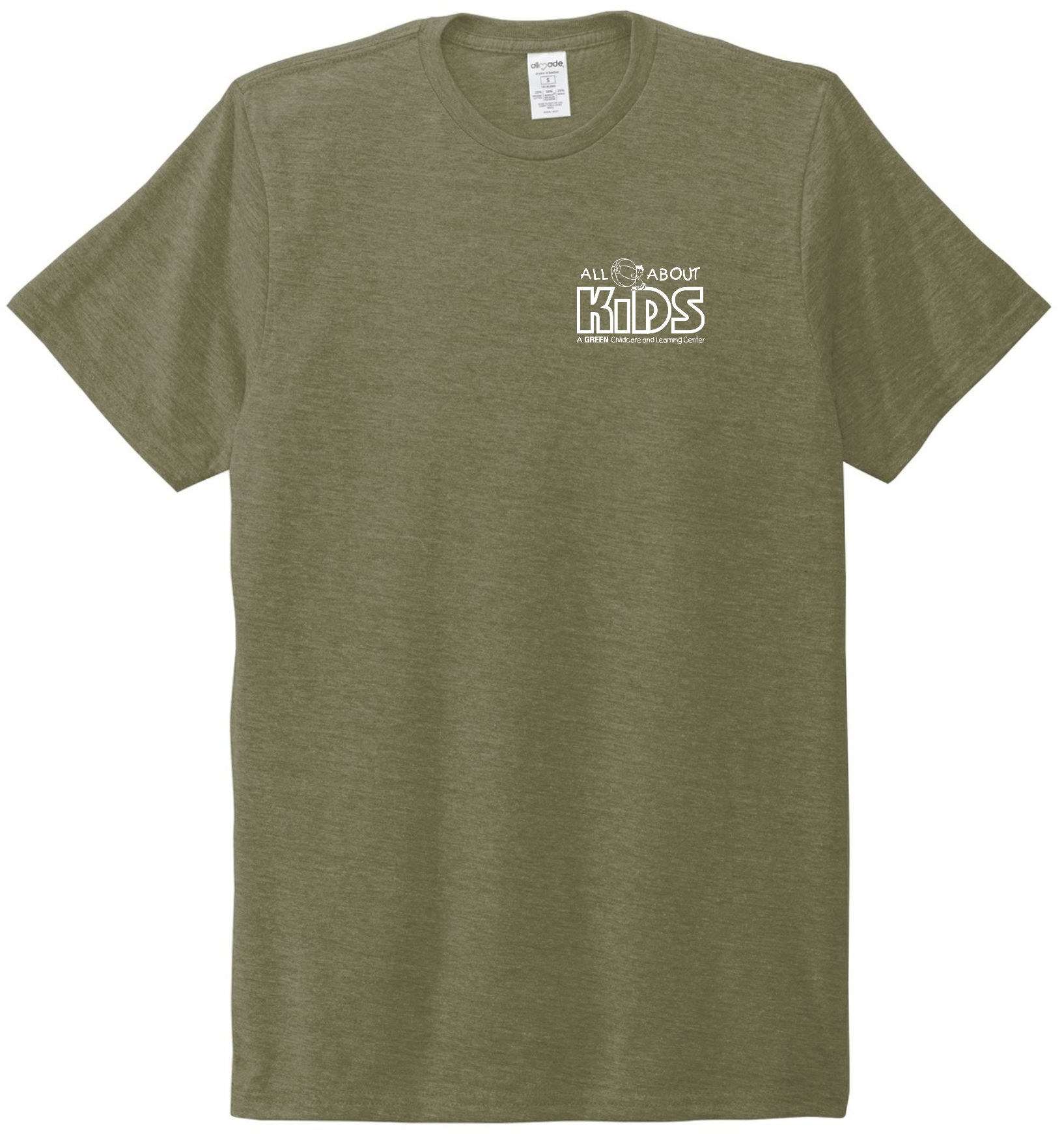 Allmade® Unisex Tri-Blend Tee – AL2004 (White Logo)