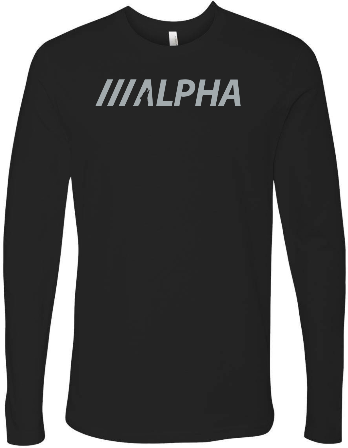 Racing Alpha (Gray on Black)