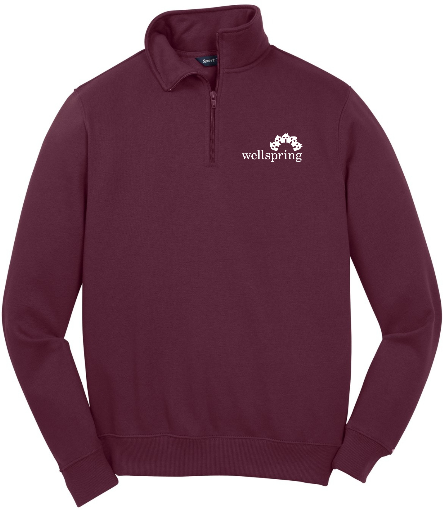 Sport-Tek® 1/4-Zip Sweatshirt - ST253 (White Logo)
