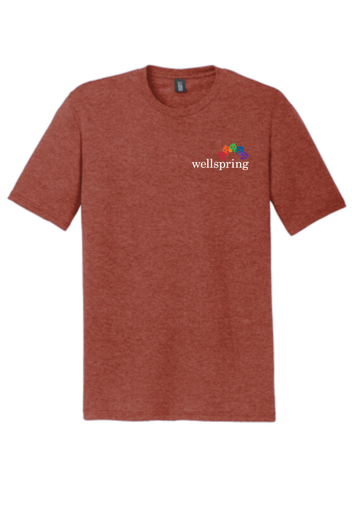 District ® Perfect Tri ® Tee - DM130 (White Rainbow Logo)