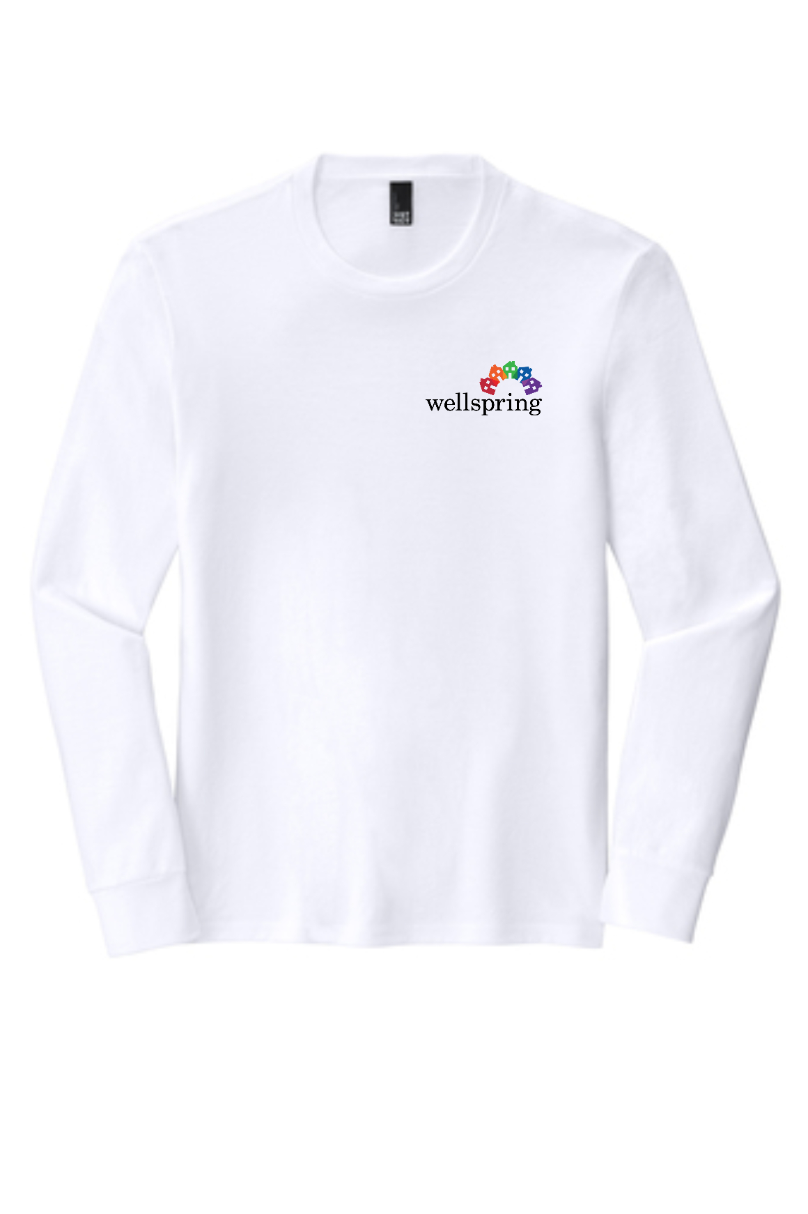 District ® Perfect Tri ® Long Sleeve Tee - DM132 (Black Rainbow Logo)