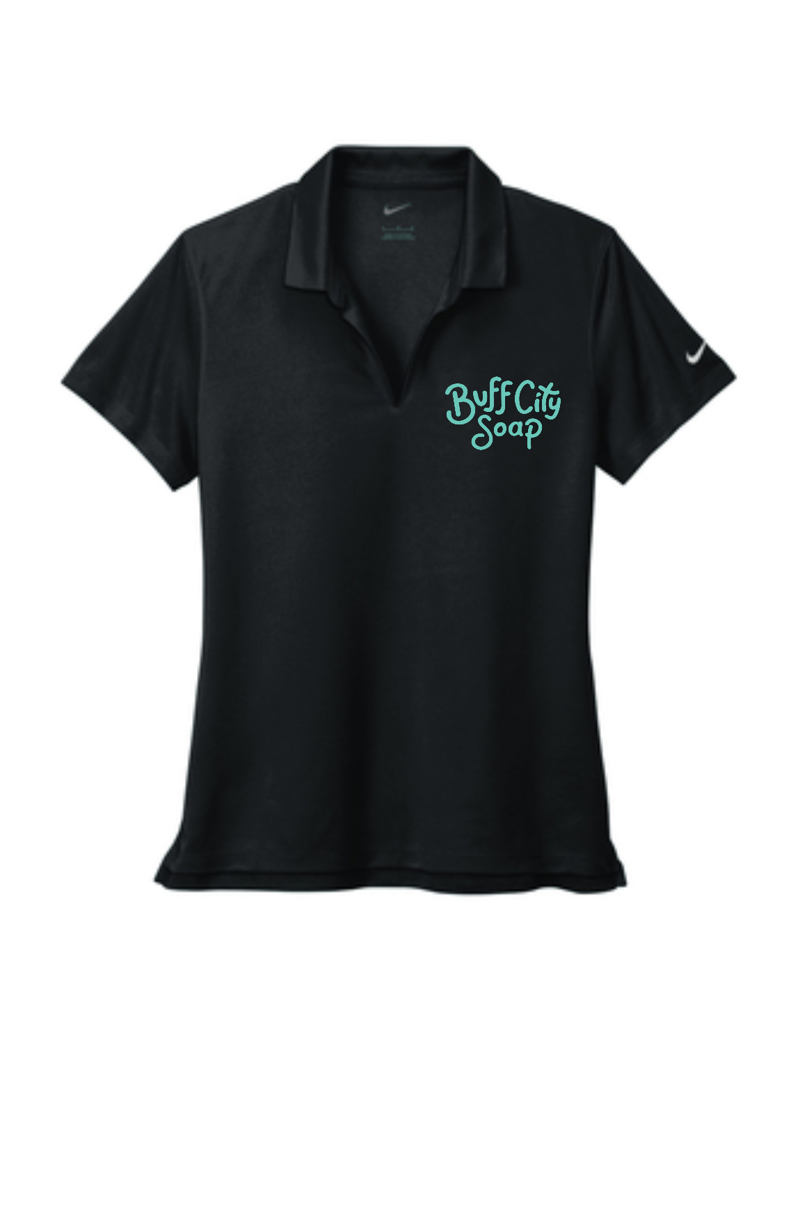 Nike Ladies Dri-FIT Micro Pique 2.0 Polo - NKDC1991 (Teal Logo)