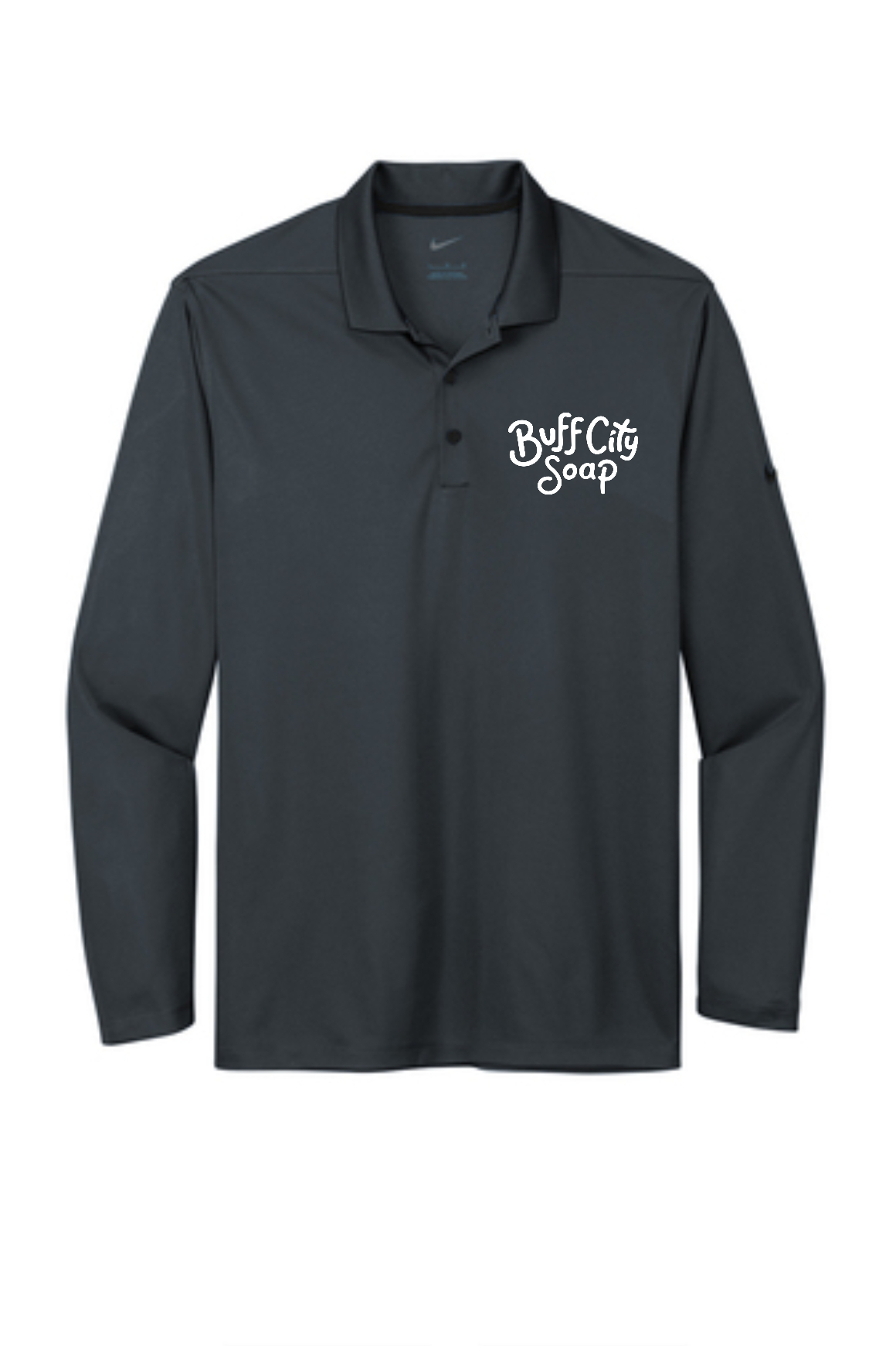 Nike Dri-FIT Micro Pique 2.0 Long Sleeve Polo - NKDC2104 (White Logo)