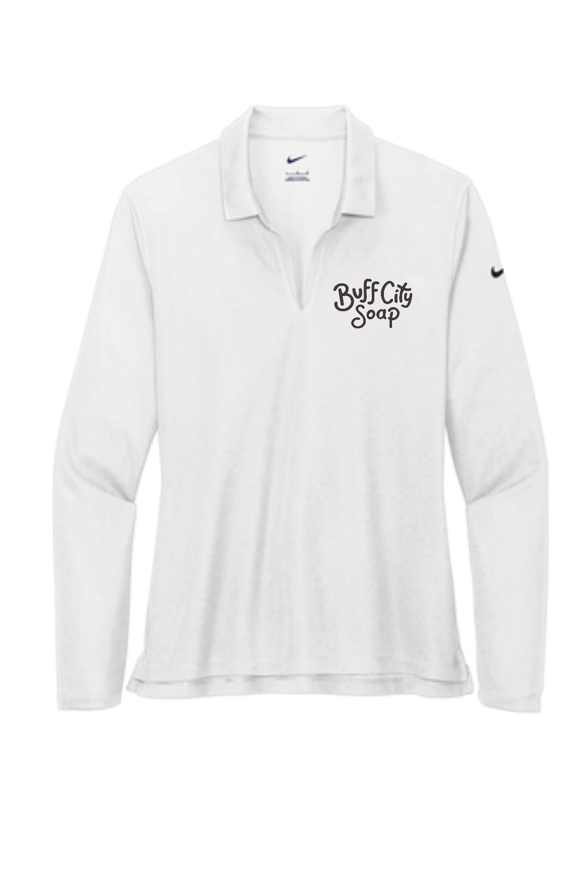 Nike Ladies Dri-FIT Micro Pique 2.0 Polo - NKDC2105 (Charcoal Logo)
