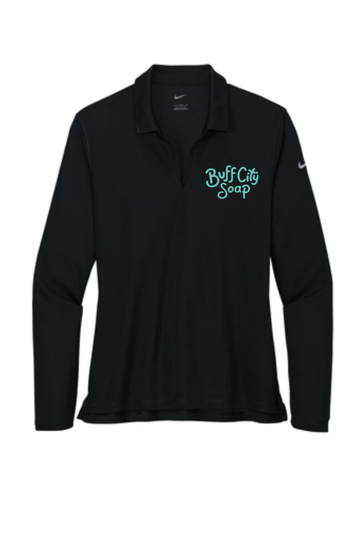 Nike Ladies Dri-FIT Micro Pique 2.0 Polo - NKDC2105 (Teal Logo)