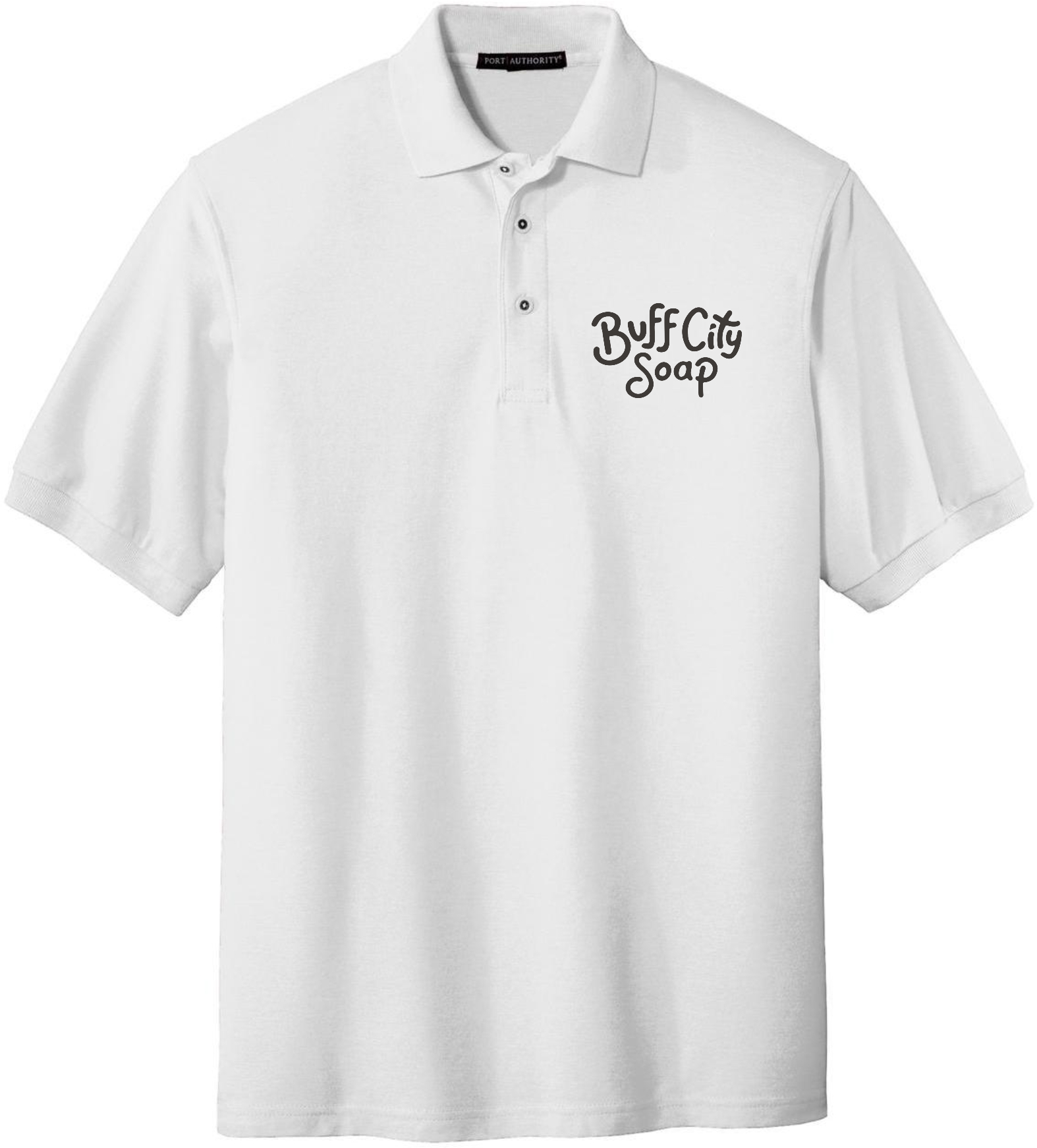 Port Authority® Silk Touch™ Polo - K500 (Charcoal Logo)