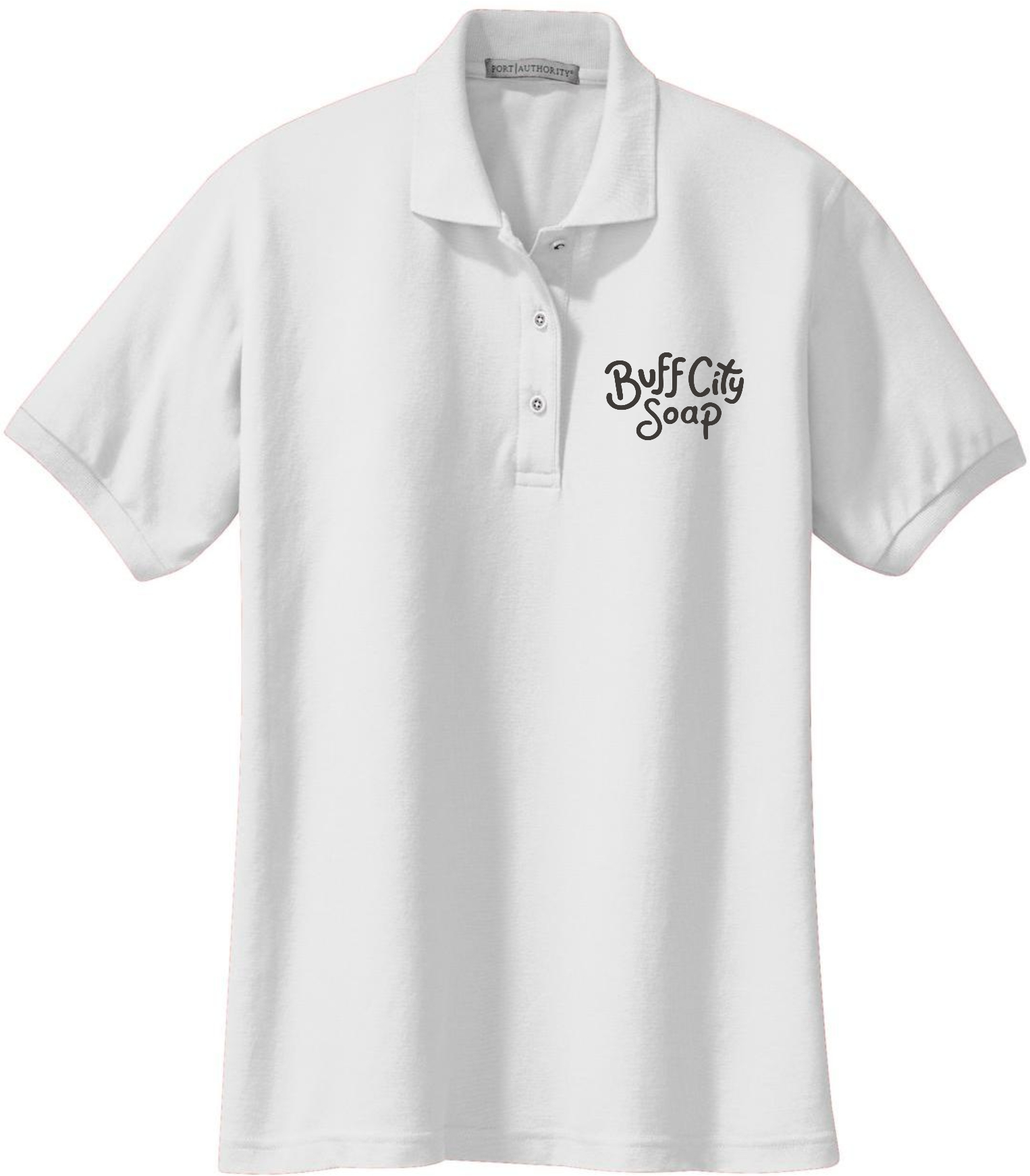Port Authority® Ladies Silk Touch™ Polo - L500 (Charcoal Logo)