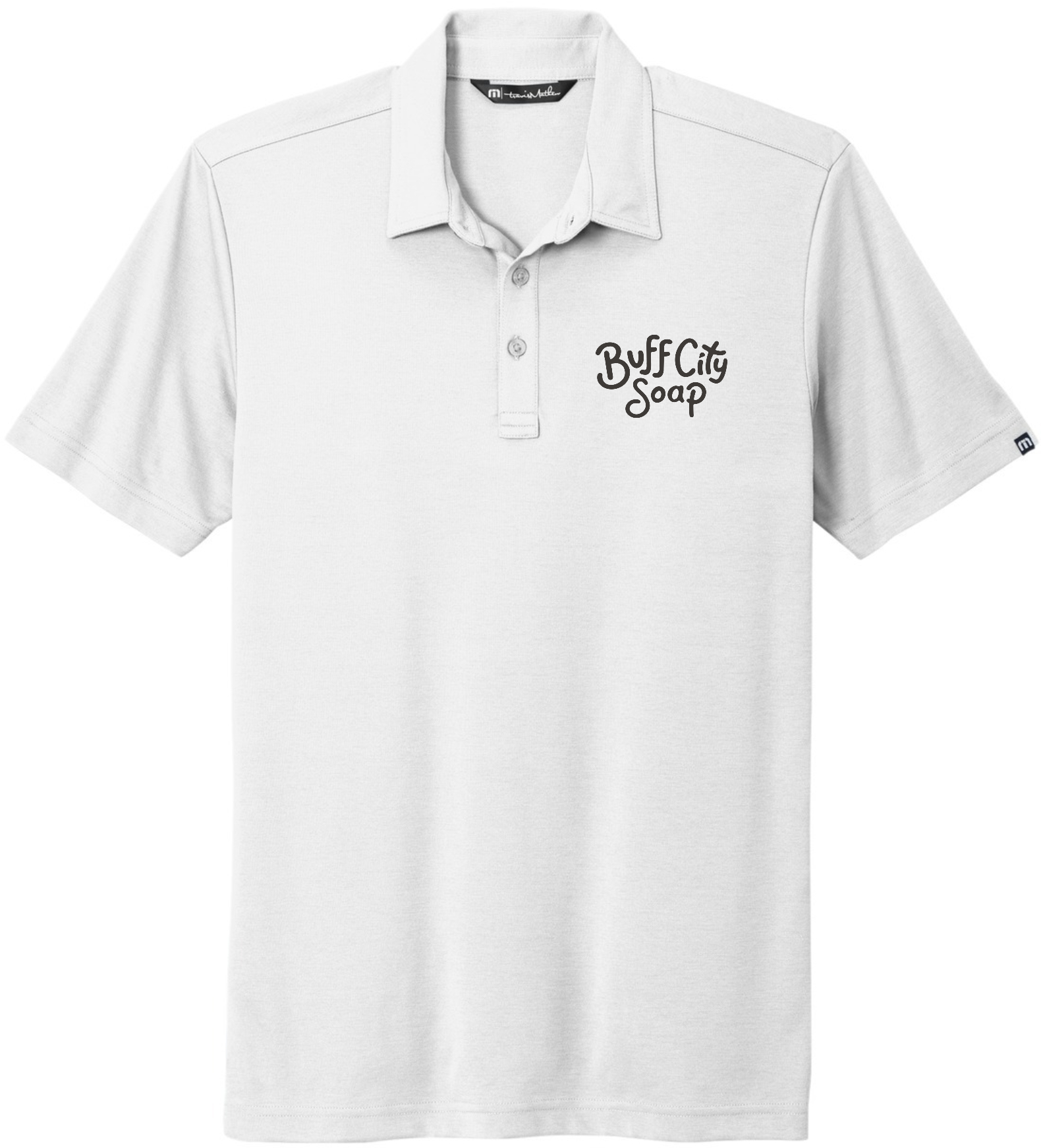 TravisMathew Oceanside Solid Polo - TM1MU411 (Charcoal Logo)